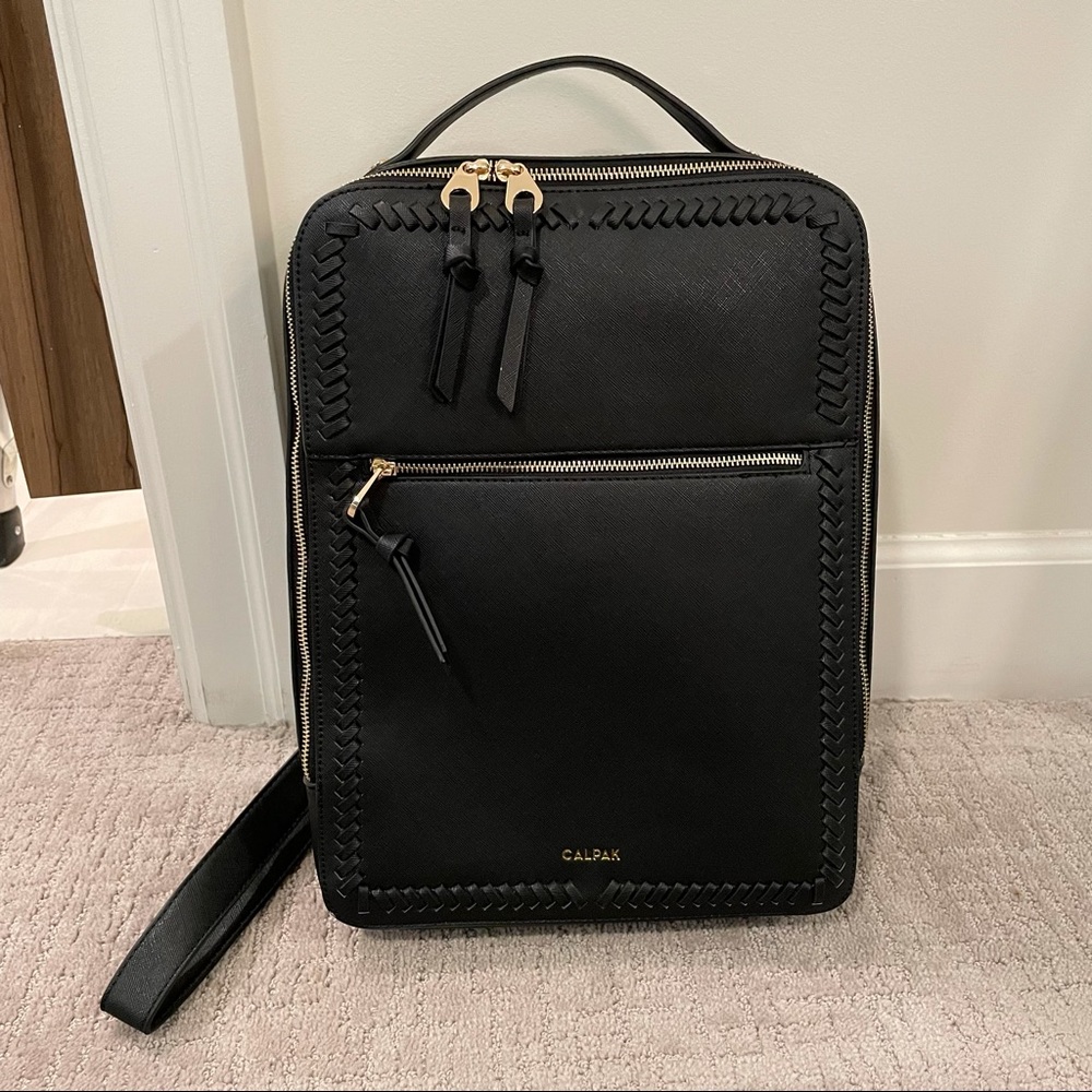 Calpak 🖤 Kaya Backpack Black Gold Hardware Used